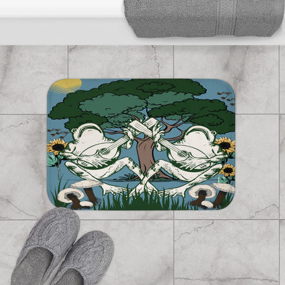 Musical Frogs Bathmat