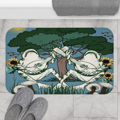 Musical Frogs Bathmat